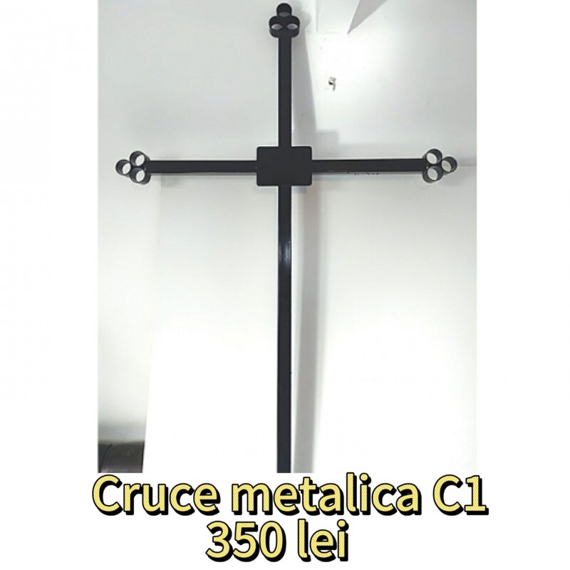Gard metalic imprejmuire cimitir.