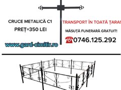Gard metalic imprejmuire cimitir