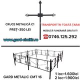 Gard metalic imprejmuire cimitir